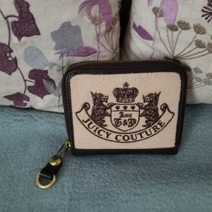 Vintage Juicy Couture small pink Scotty wallet
